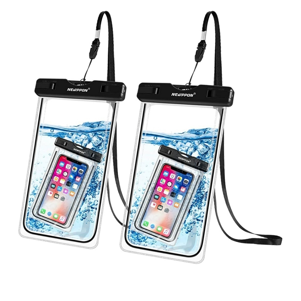 Newppon Waterproof Cell Phone Pouch (2-Pack)